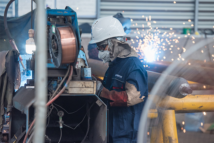 澳门网架焊接车间